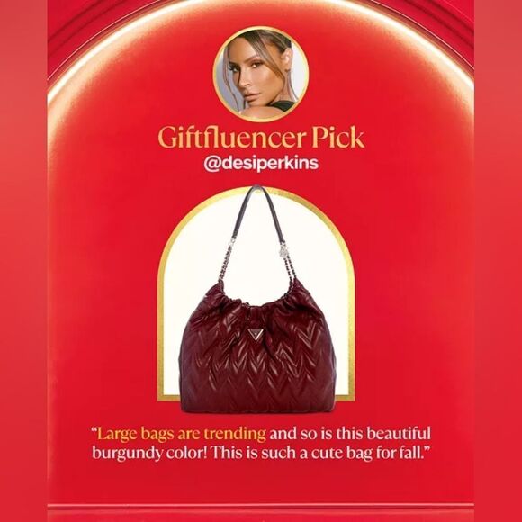 NWT GUESS Eda Large Hobo Bag - Picture 10 of 13